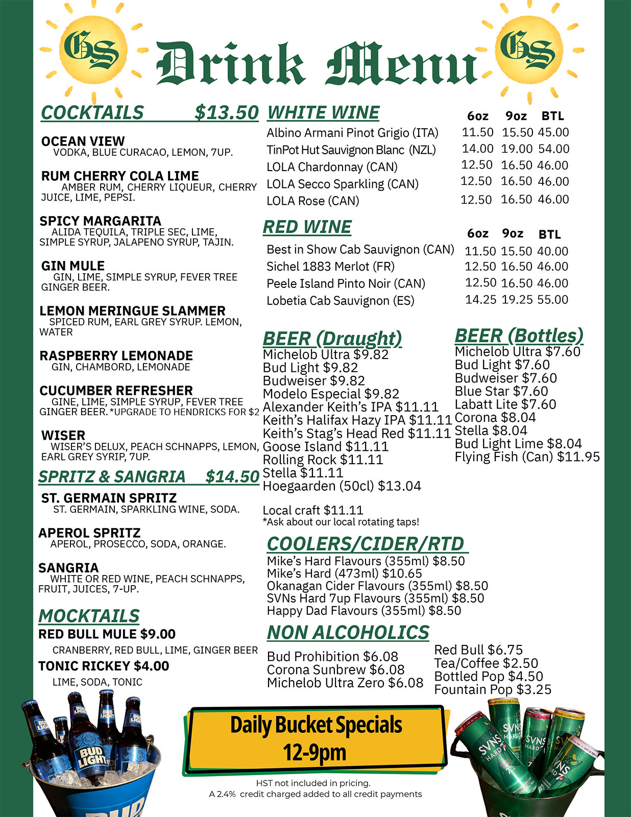 GS SUMMER  2026 DrinkMenu